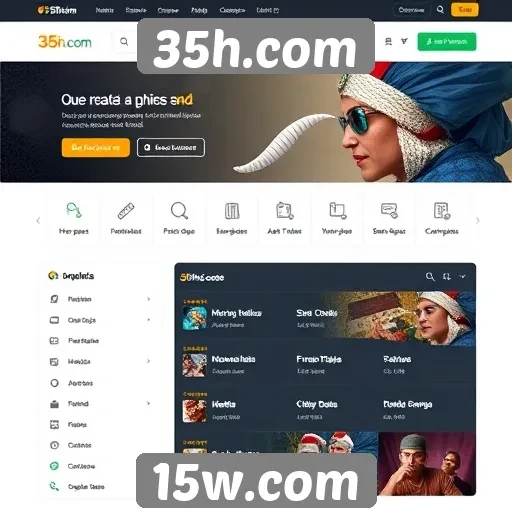 Análise da interface de usuário do 35h.com